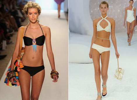 Модные тенденции купальников весна-лето 2012